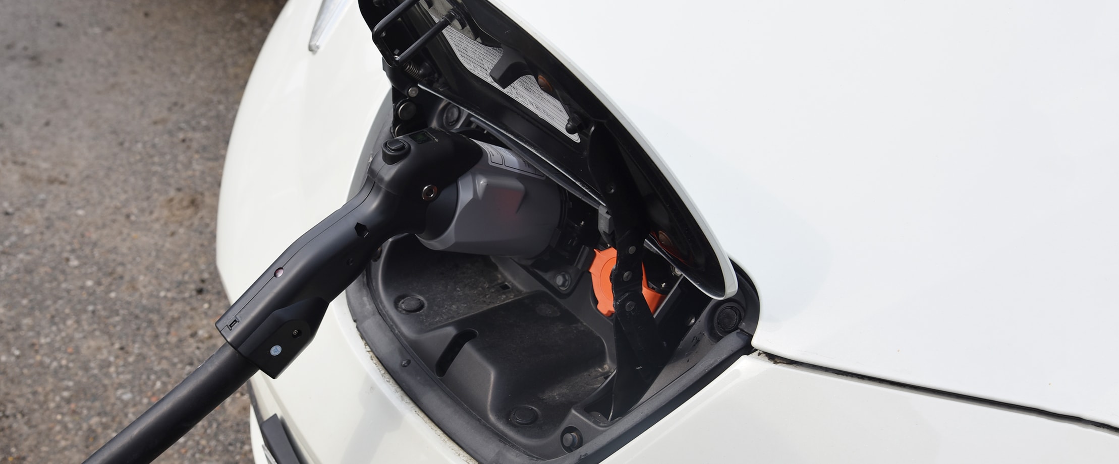 An electric vehicle charger at Toronto Pearson