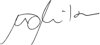 Signature of David Wilson